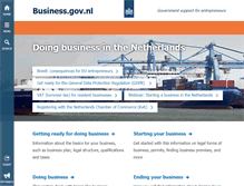Tablet Screenshot of answersforbusiness.nl